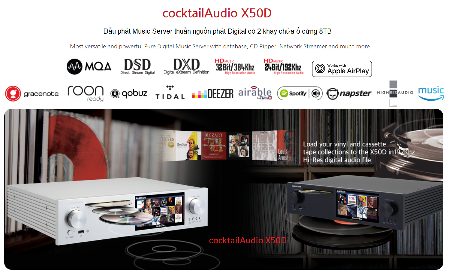 Cocktail Audio X50D | Anh Duy Audio