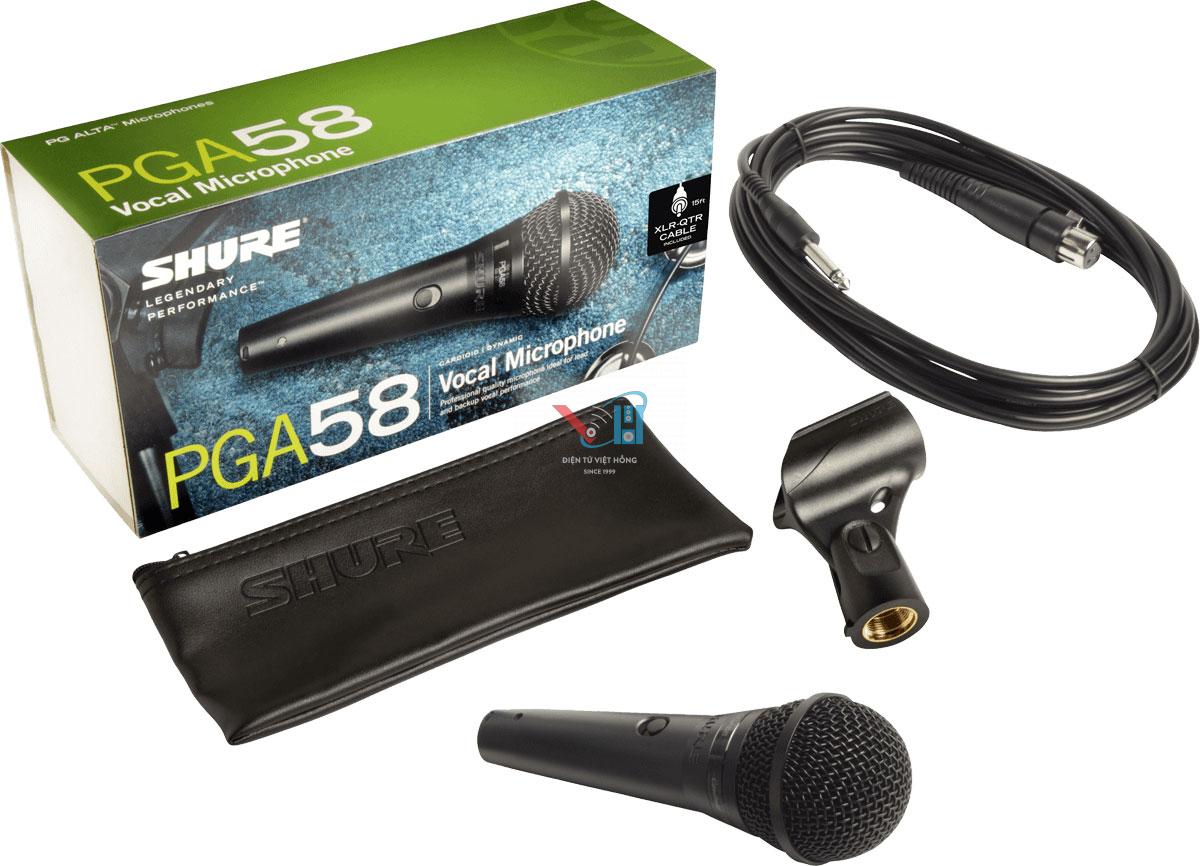 Micro Shure PGA58-QTR | Anh Duy Audio