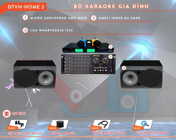 COMBO karaoke gia đình ĐTVH-HOME2